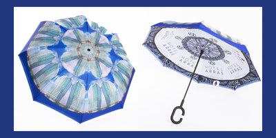 Custom Umbrellas and Art Created for Kimpton Hotel Arras Grand Opening