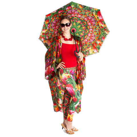 tulip umbrella and leggings