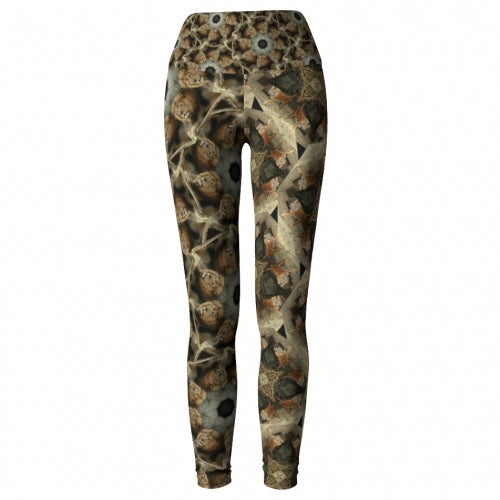 Cats Zoo Yoga Leggings Wendy Newman Designs  Front 2