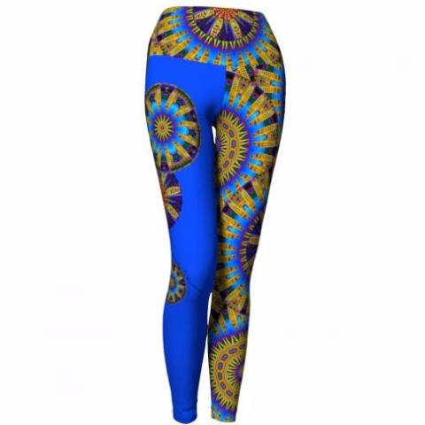 Frolic Asheville Yoga Leggings (blue)