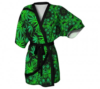 Doobie Cannabis Chic Kimono Wendy Newman Designs