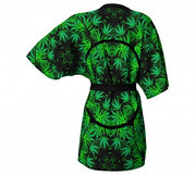Doobie Cannabis Chic Kimono back Wendy Newman Designs