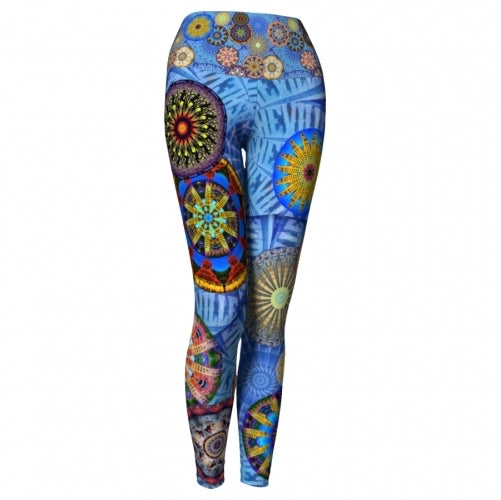 Psychedelic Leggings Tights Mandala Print