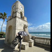 Palm Beach Clock Tower - World Tour Fan Umbrella