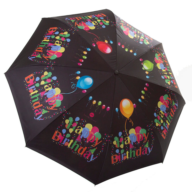 Happy Birthday Reverse Umbrella