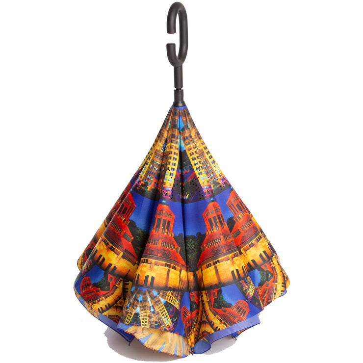 Asheville Affinity World Tour Reverse Umbrella – Wendy Newman Designs