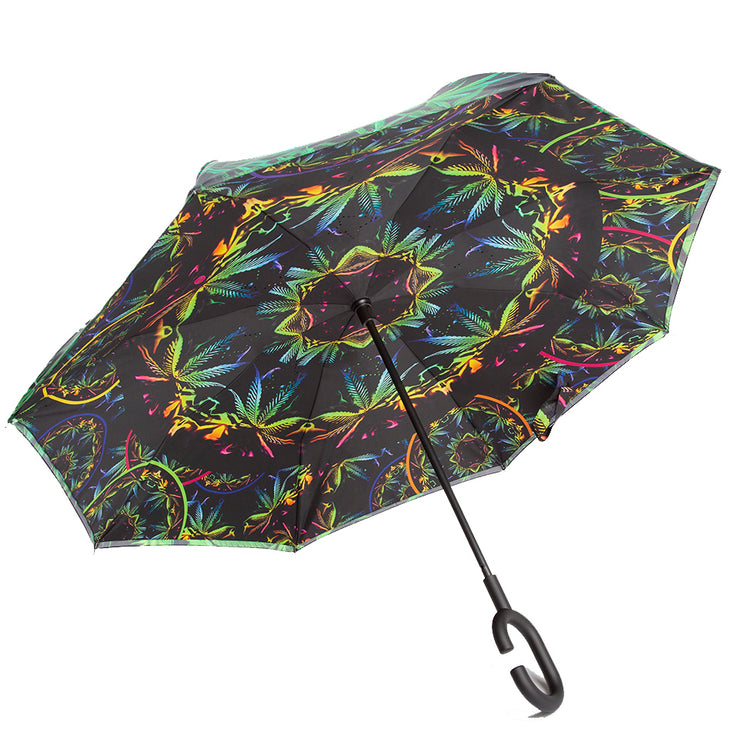 Coriander Spice  Umbrella Wendy Newman Designs inside
