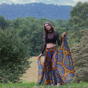 Cityscape Asheville leggings and silk skirt Wendy Newman Designs  Edit alt text