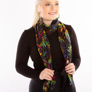 Black Pepper spice scarf Wendy Newman Designs wrap tie