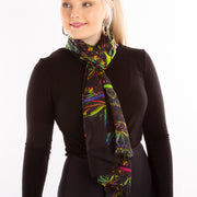 Black Pepper spice scarf Wendy Newman Designs loop tie