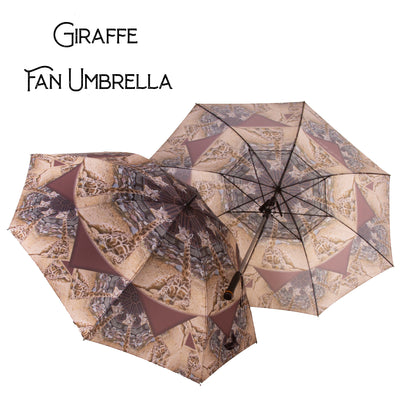 Gracie Giraffe Critter Collection Fan Umbrella Wendy Newman Designs