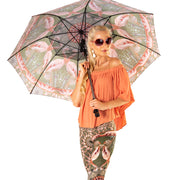 Birds of a Feather Zoo Yoga Capris Wendy Newman Designs with umbrella