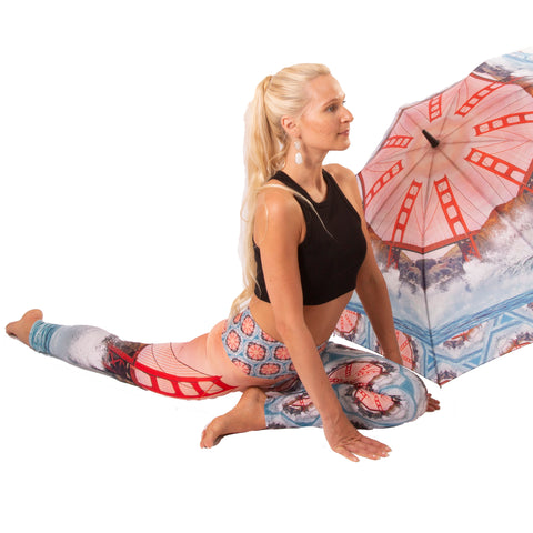 San Francisco world Tour Yoga Leggings and Umbrella