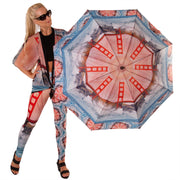 San Fran World Tour Umbrella with kimono and leggings