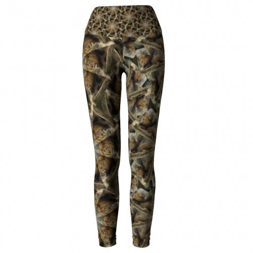 Leo Zoo Yoga Leggings front 2