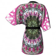 Mettle Breast Cancer Awareness Kimono back view Wendy Newman Designs