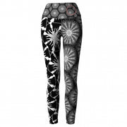 NYC World Tour Yoga Leggings front/2 Wendy Newman Designs