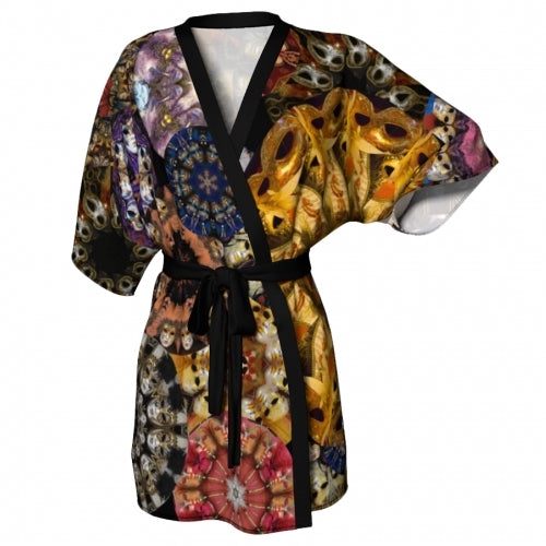 Soiree Masquerade Kimono - front