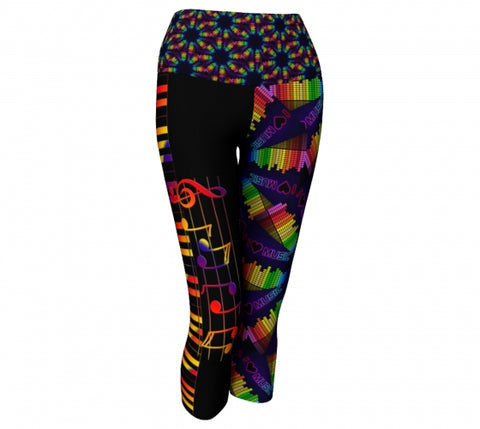 Whole Note Music Capris Wendy Newman Designs front
