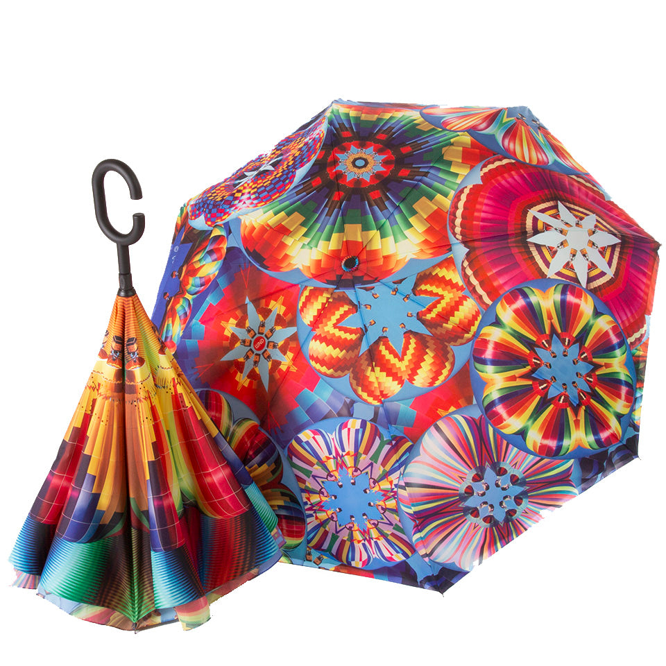 Sunshade - World Tour Balloon Festival Reverse Umbrella – Wendy Newman ...