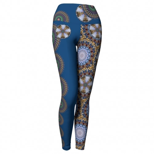 Deliquescence Charleston Yoga Leggings front view 1 Wendy Newman Designs