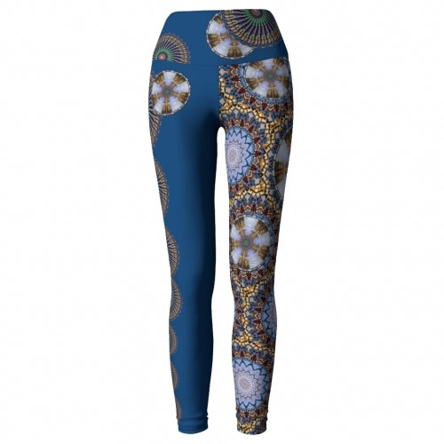 Deliquescence Charleston Yoga Leggings front view 2 Wendy Newman Designs