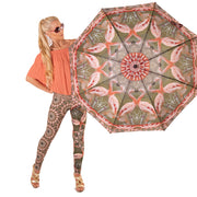 Flamingo Fantasy Zoo Yoga Leggings and umbrella