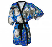 Custom Kimono front Wendy Newman Designs dog Whitney