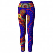 Irreverence Charleston Yoga Leggings front view 2 Wendy Newman Designs
